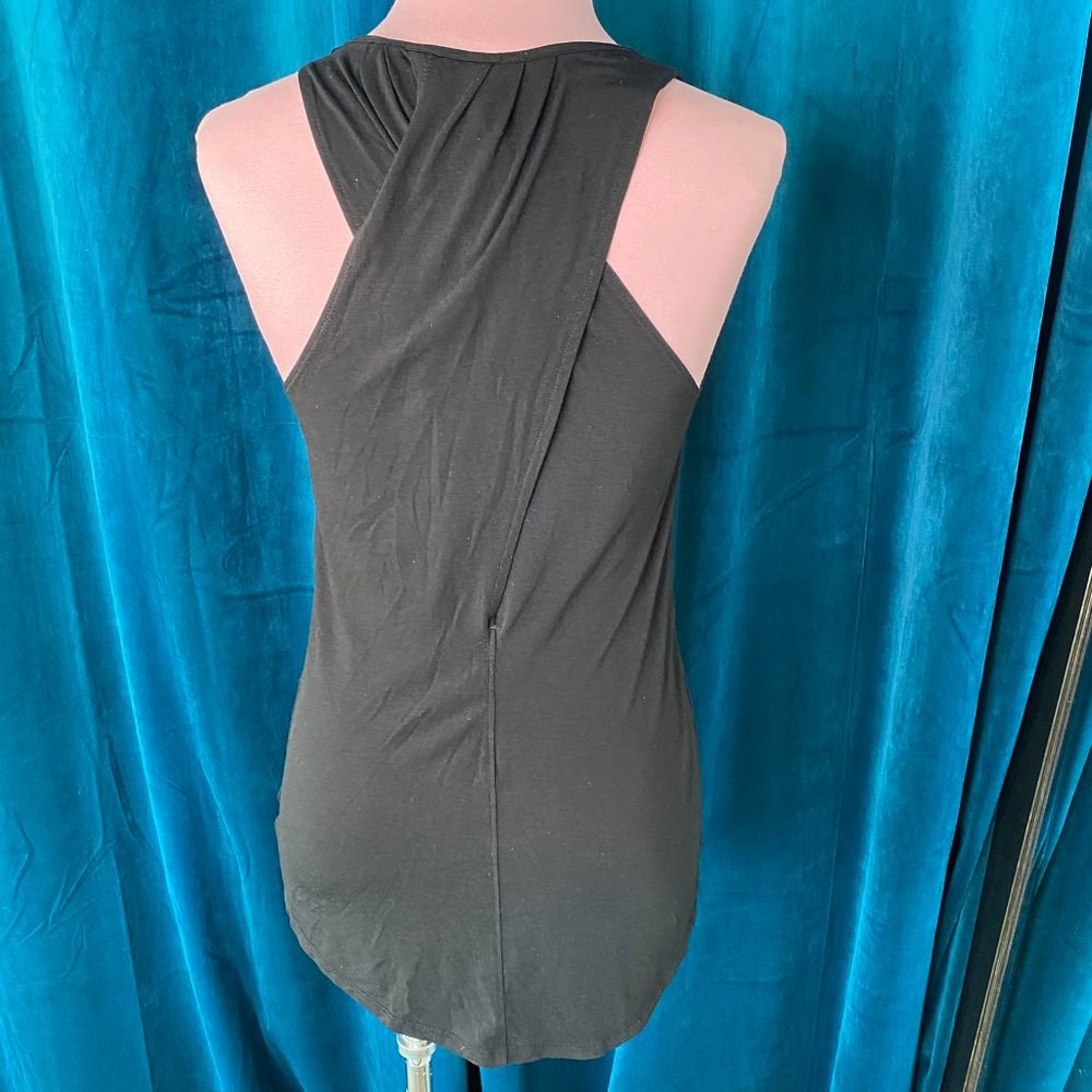 Athleta Ultimate Cross Back Tank Top Black - Picture 7 of 7